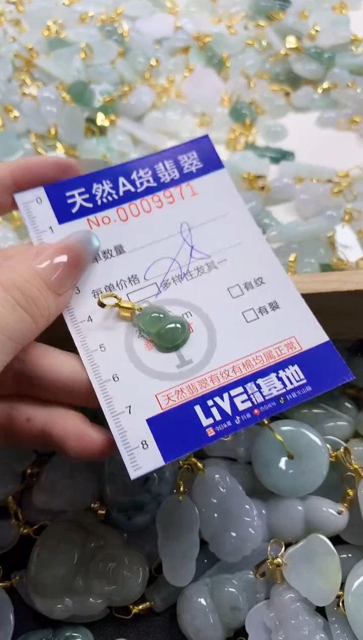 颈饰未镶嵌翡翠天然A货翡翠