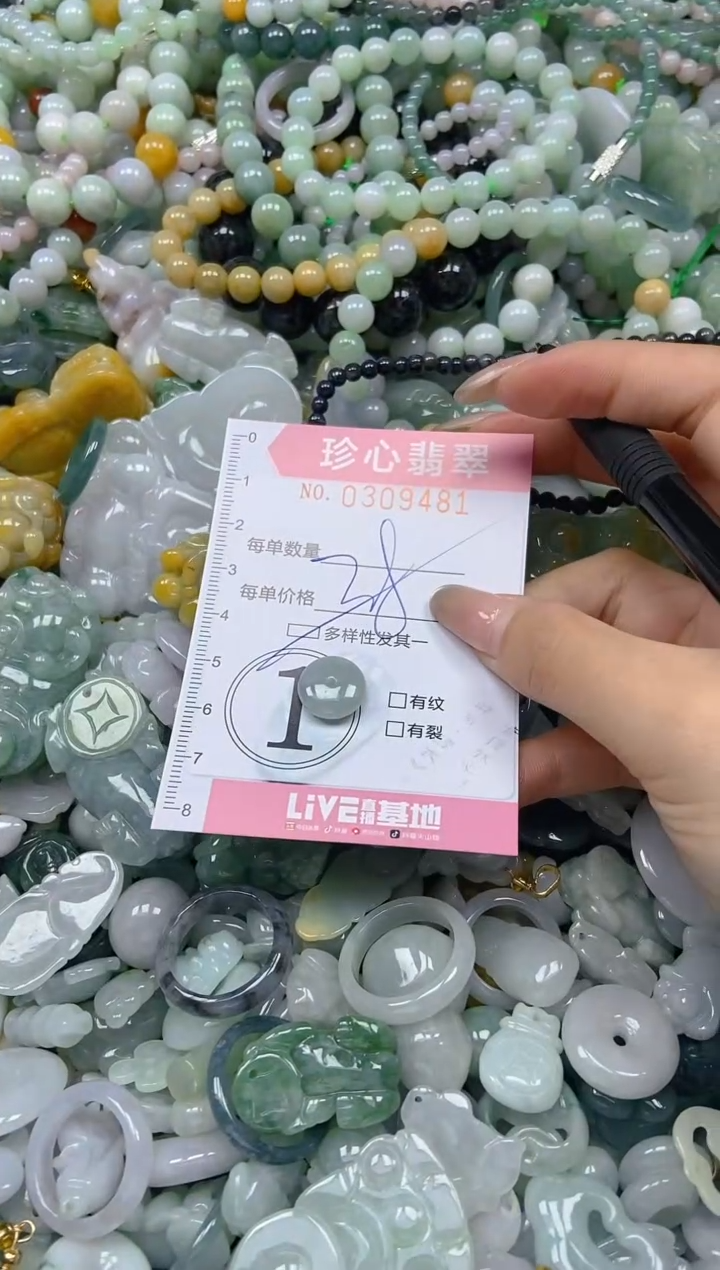 翡翠未镶嵌颈饰闪购0309481