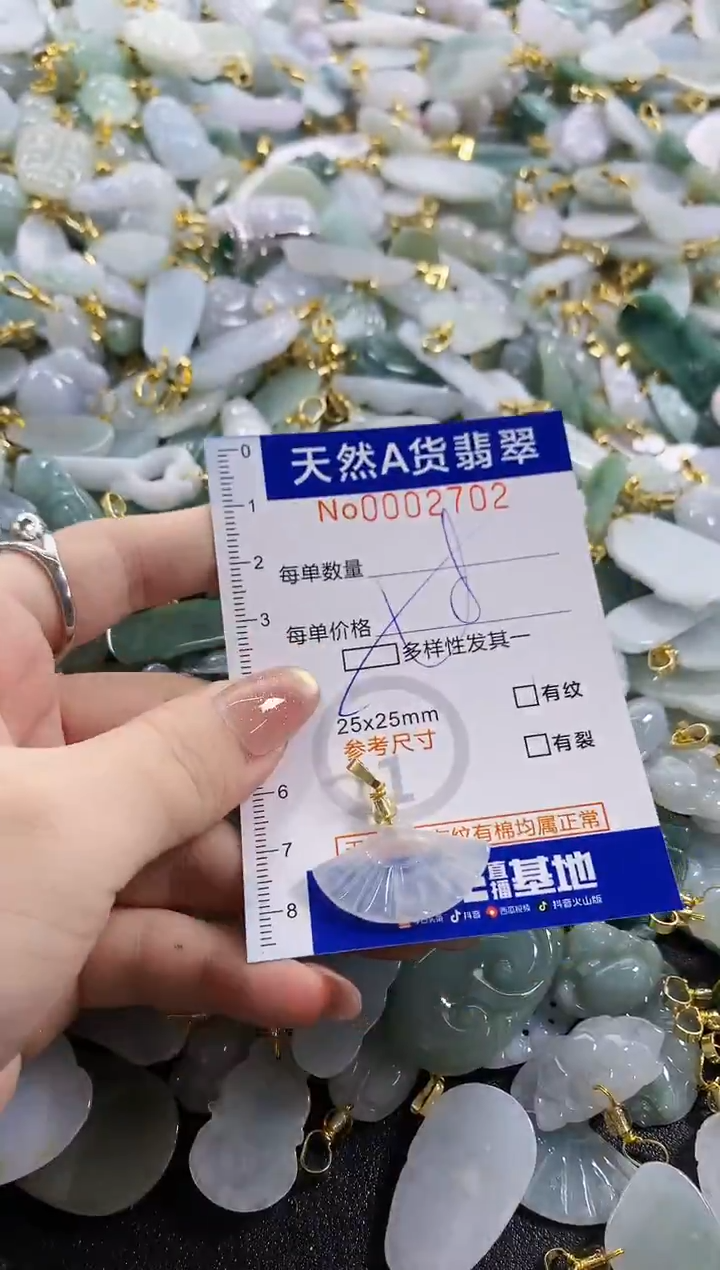 颈饰未镶嵌翡翠天然A货翡翠