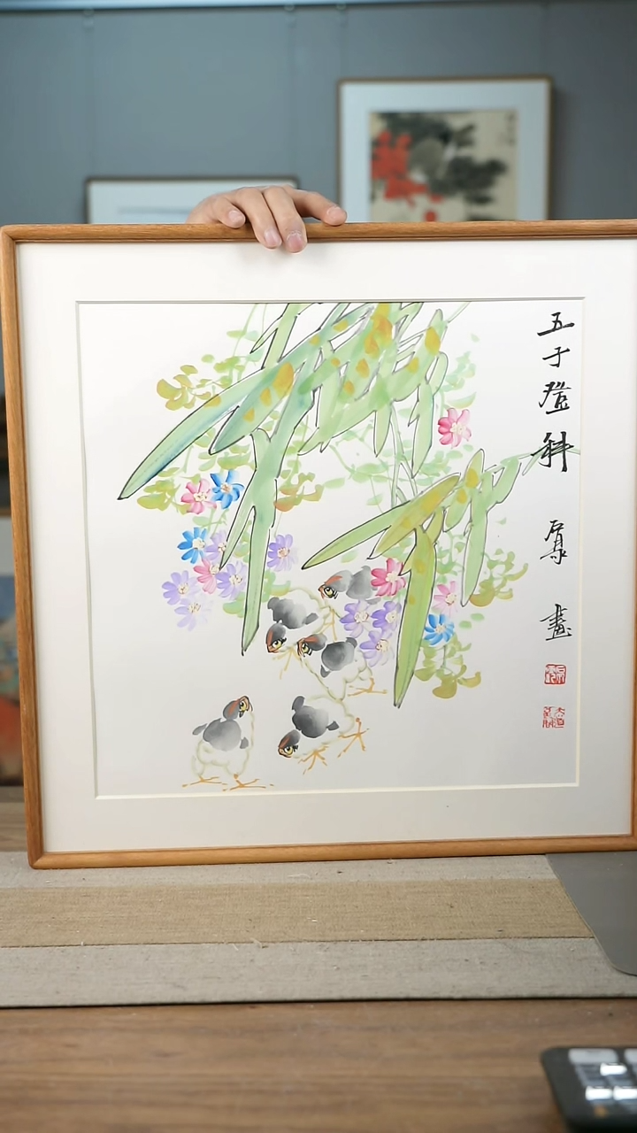 【闪购商品】书法协会会员老师带框作品-手书/绘同款作品