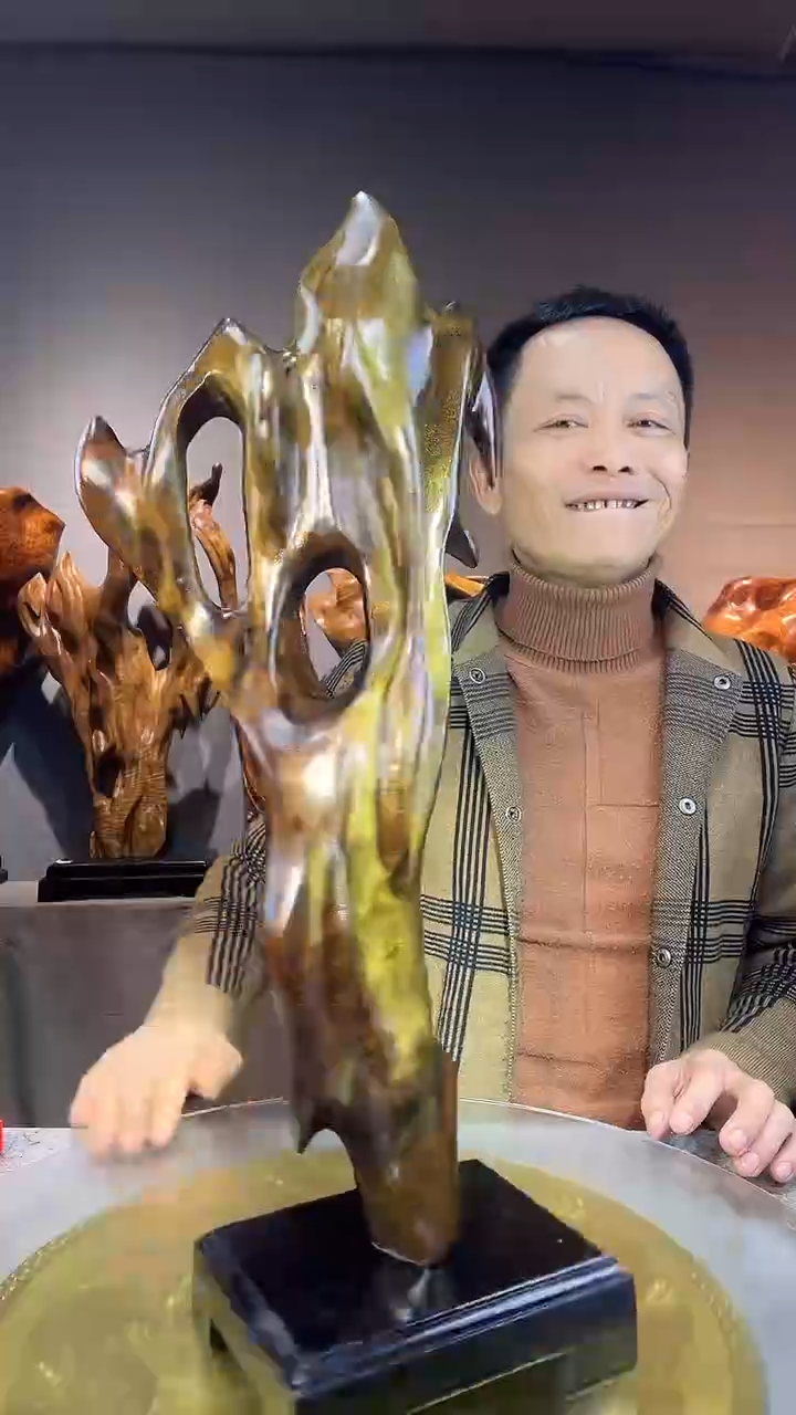 金丝楠用****成小叶桢楠随行摆件37