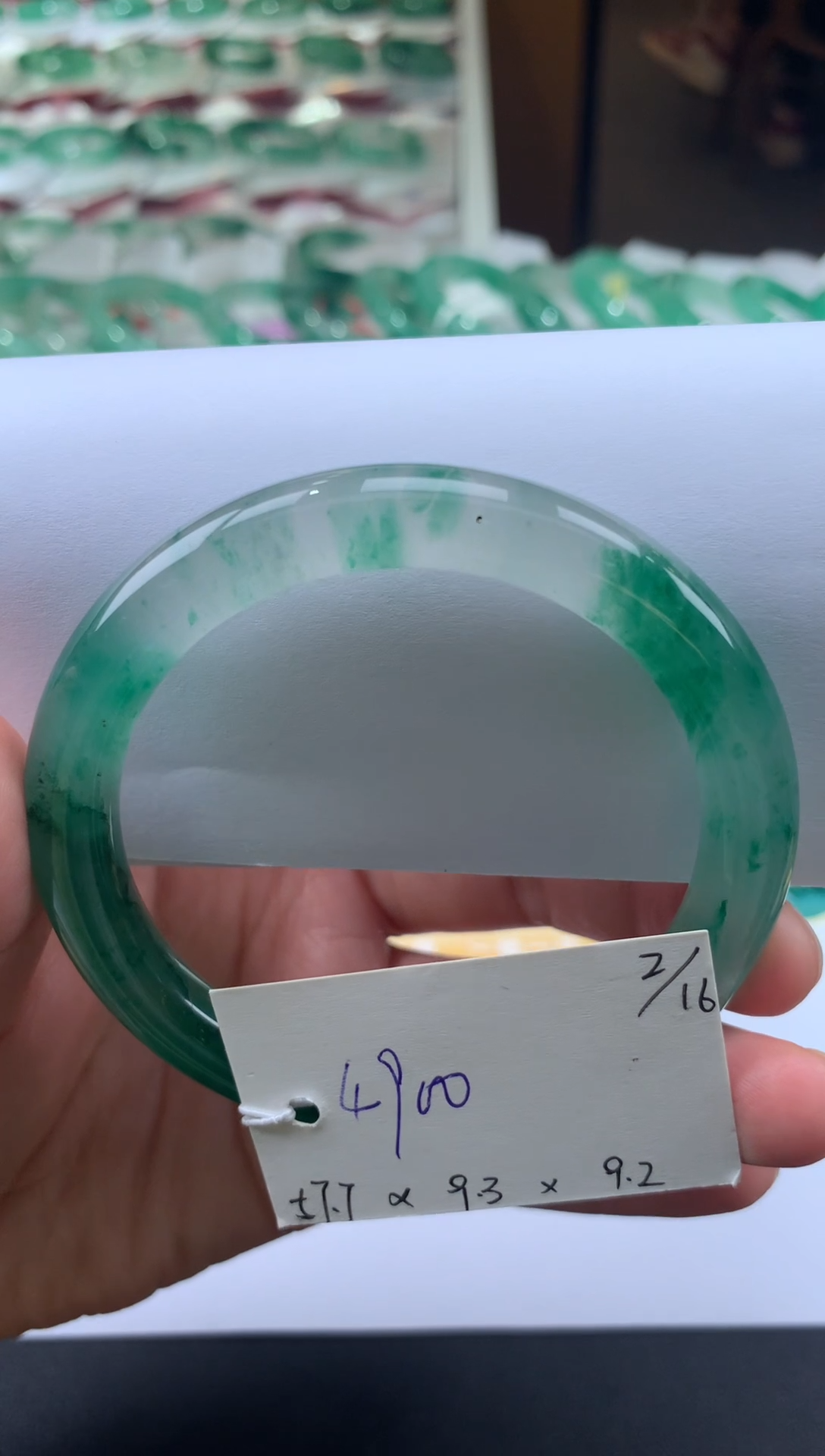 【闪购商品】石英质玉手镯未镶嵌天然玉石非洲翠手镯