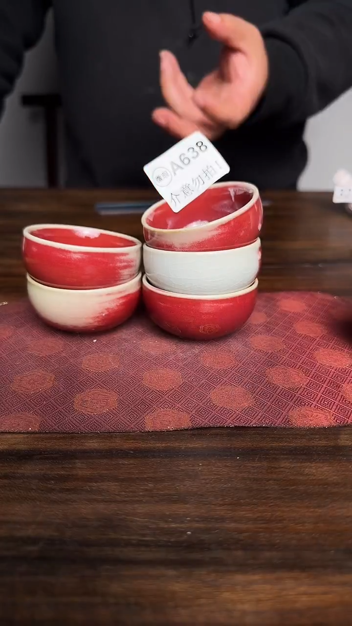 婺州龙窑烧制技艺5只郎红（A638