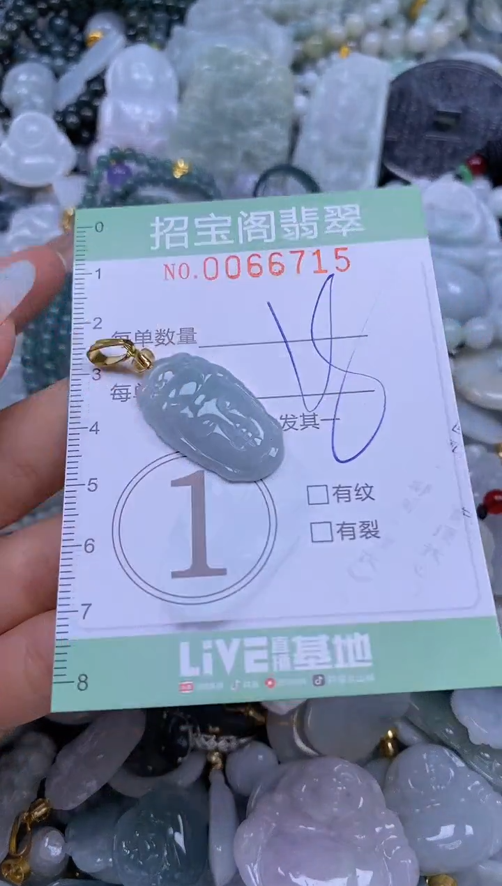 【闪购商品】翡翠未镶嵌颈饰闪购0066715