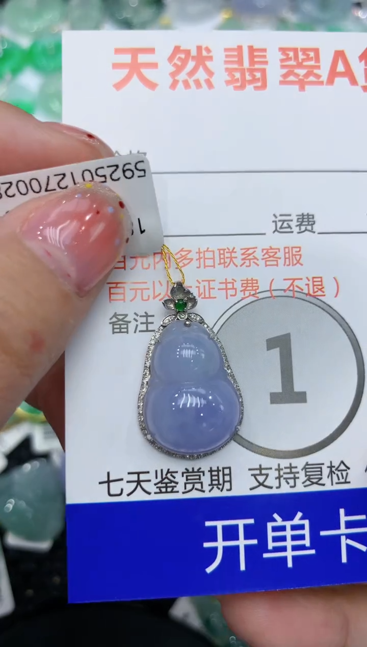 【闪购商品】翡翠颈饰18K金镶嵌111111111111