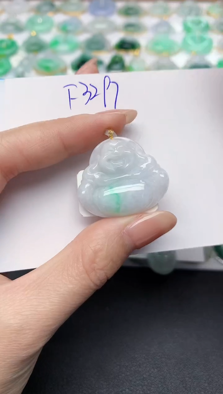 颈饰未镶嵌翡翠天然缅甸A货翡翠百元以上9元证书费自理