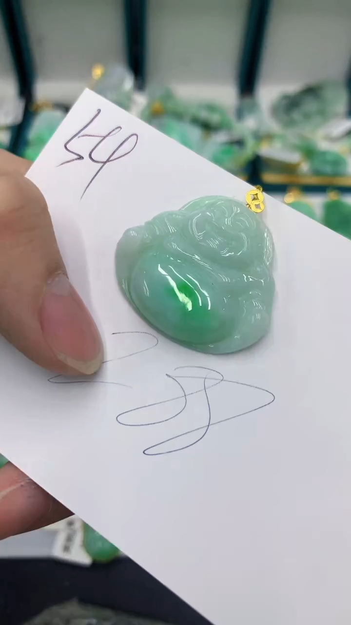 【闪购商品】翡翠颈饰18K金镶嵌翡翠