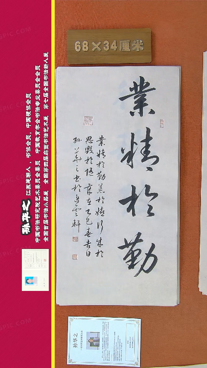 【闪购商品】书法101a孙华之书法作品