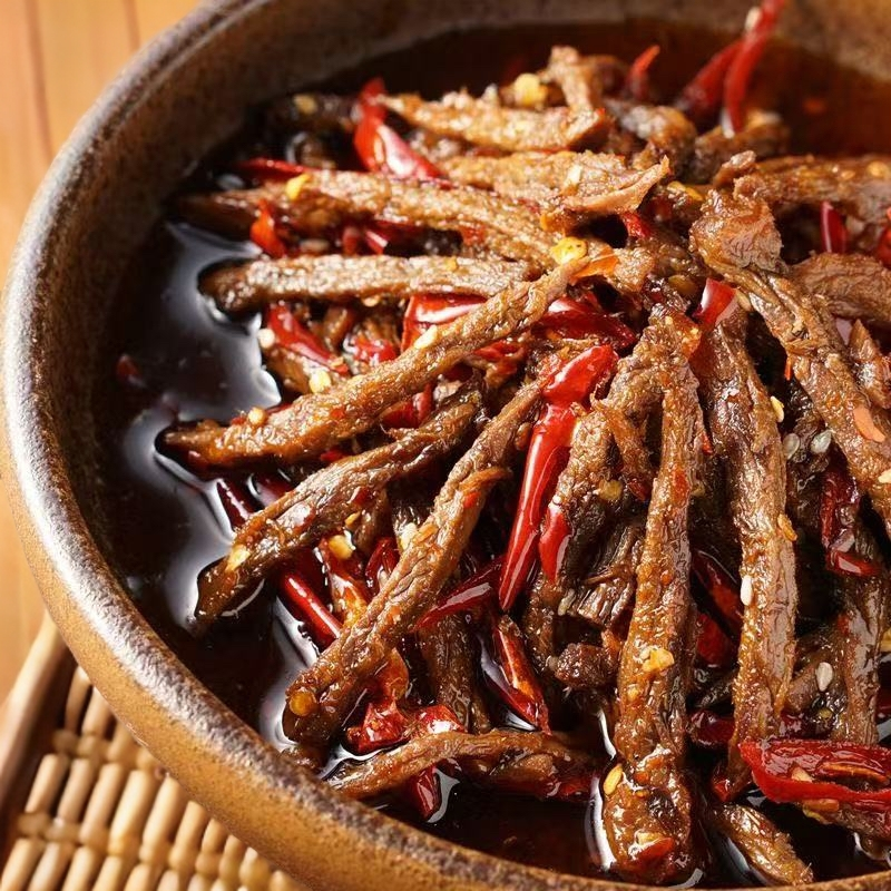 冷吃牛肉四川特产自贡麻辣小吃开袋即食熟食真空高端下酒菜