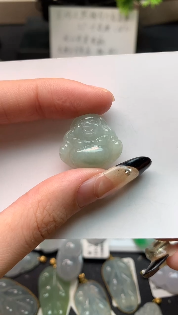 翡翠未镶嵌颈饰天然A货翡翠