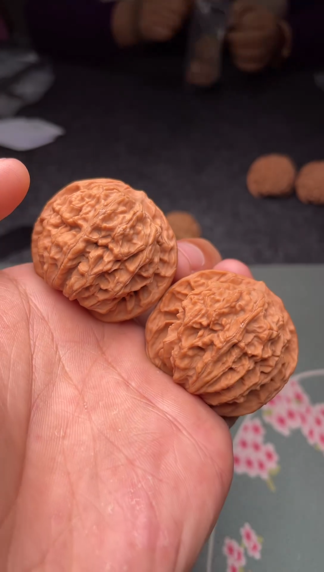 把件文玩核桃a363 盘龙纹    40尺