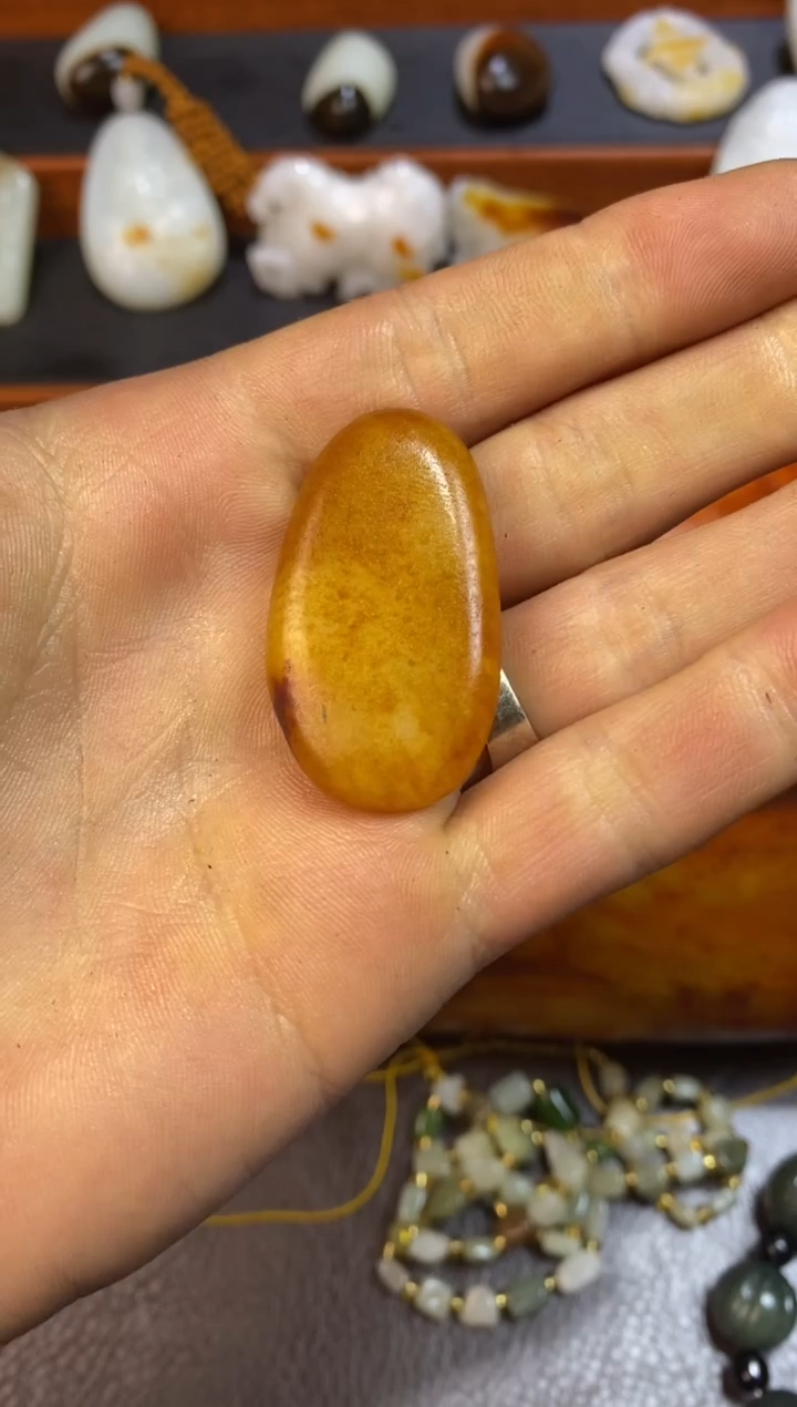 项链未镶嵌和田玉滑和田玉