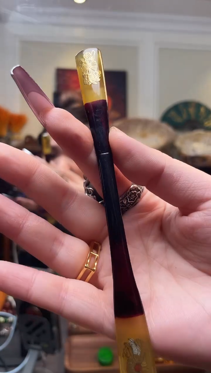 琉璃/树脂/塑料类发簪