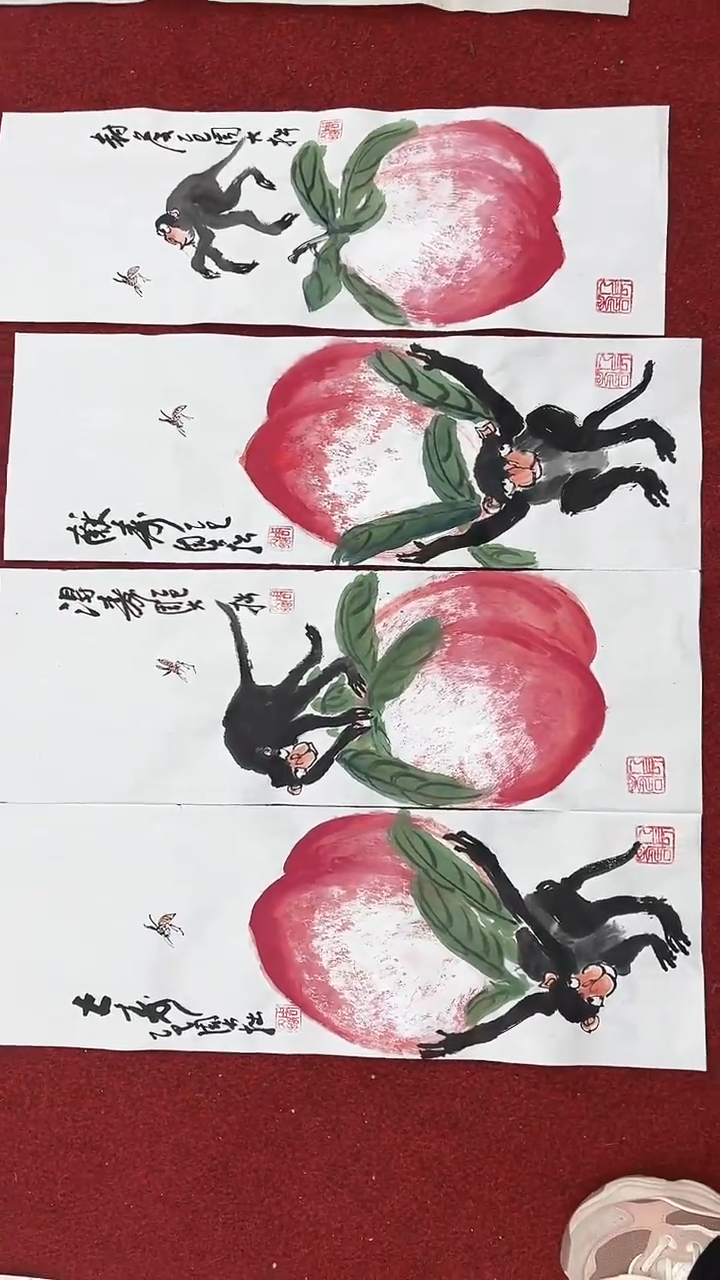 国画周大拙/国画/花鸟