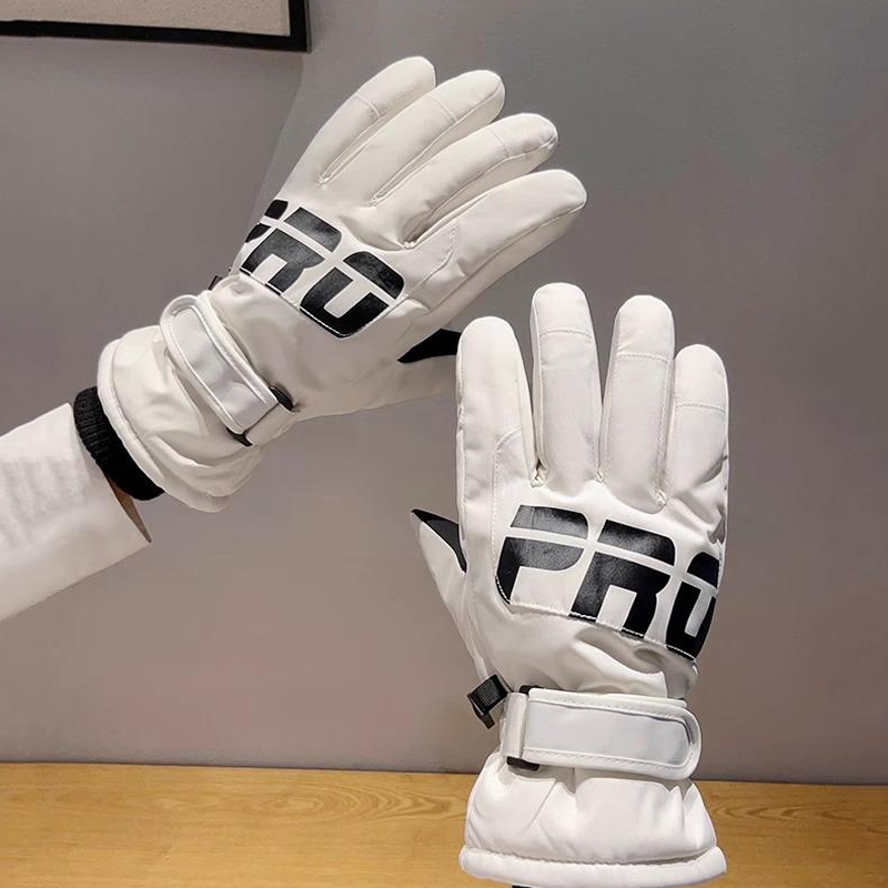 出行手套男冬季骑车骑行特厚保暖防风防寒触屏户外冬天登山防水女