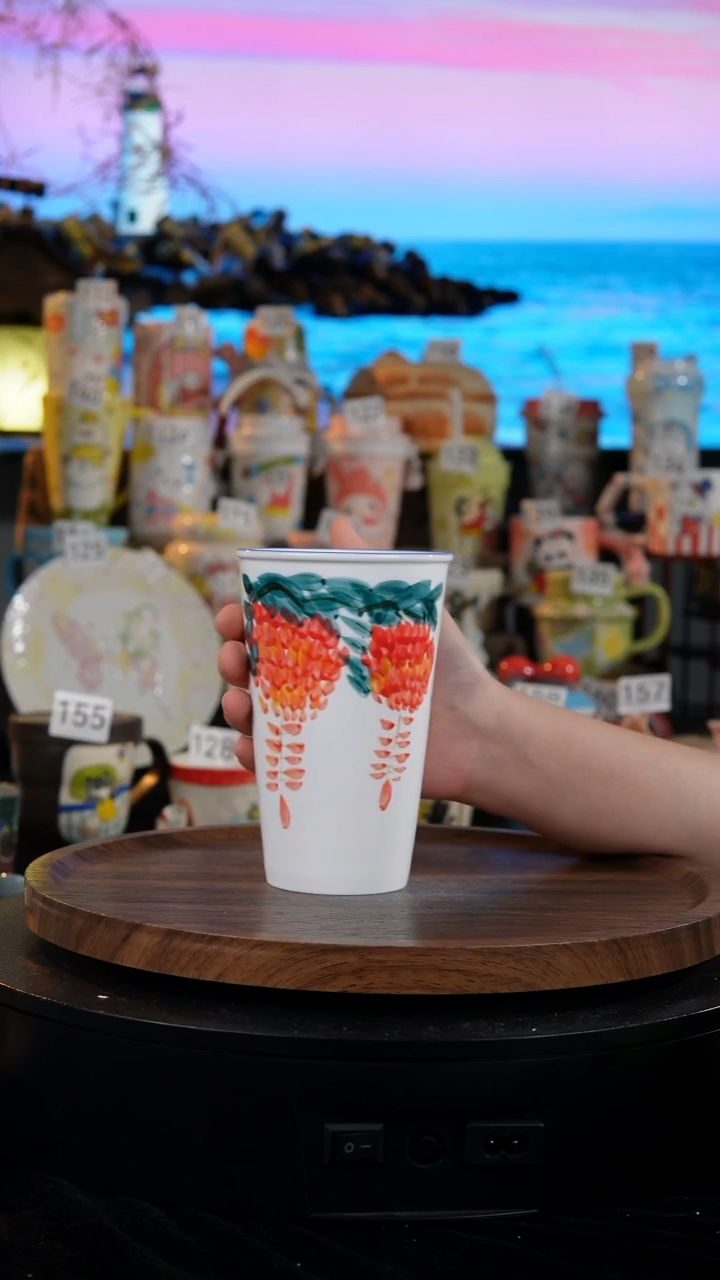 陶瓷便携款景德镇手工手绘陶瓷