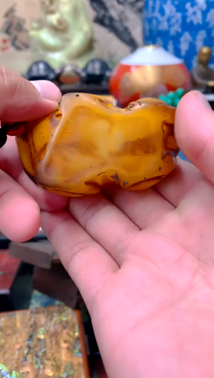 【闪购商品】琥珀颈饰未镶嵌星辰珠宝甄选商