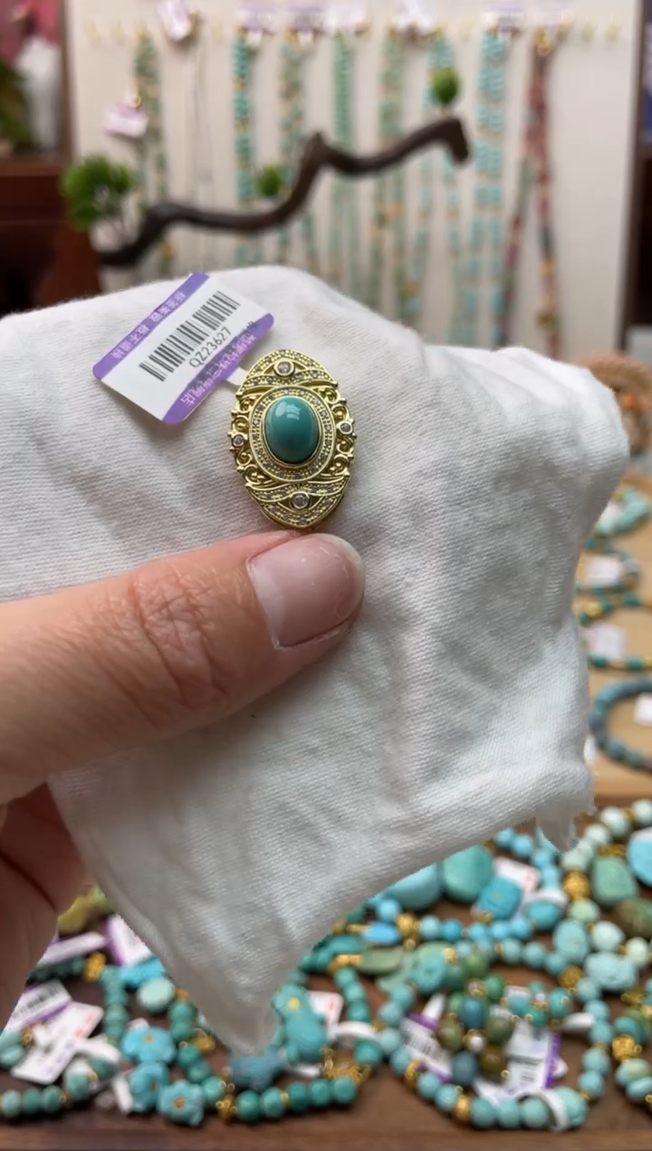 【闪购商品】绿松石珠宝奇石合金33