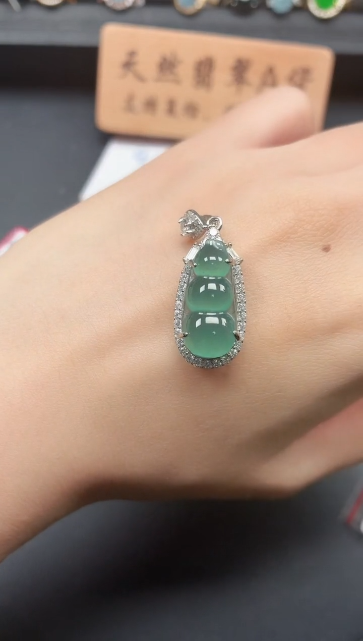 银S925镶嵌戒指翡翠11111