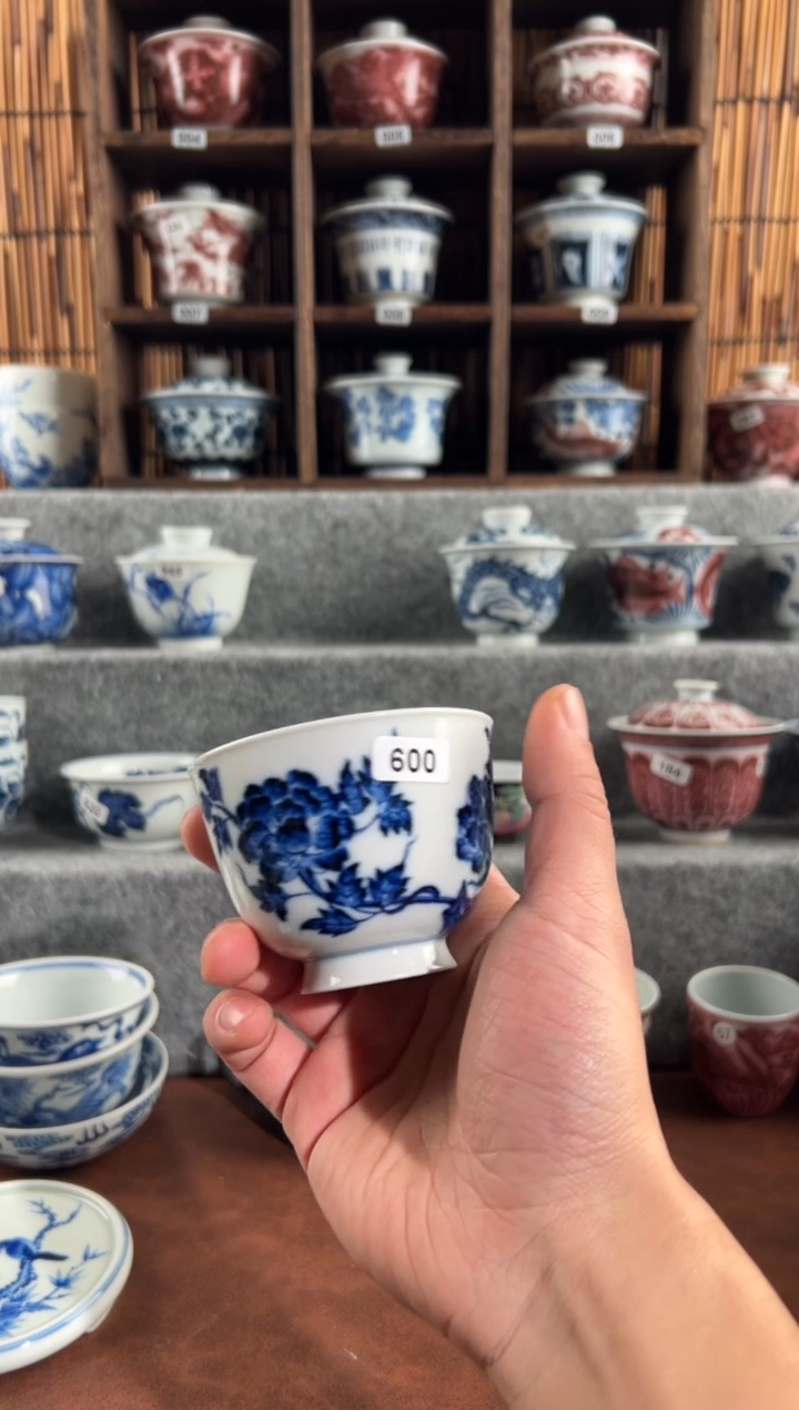 【闪购商品】600天禄言瓷手绘茶器天花板