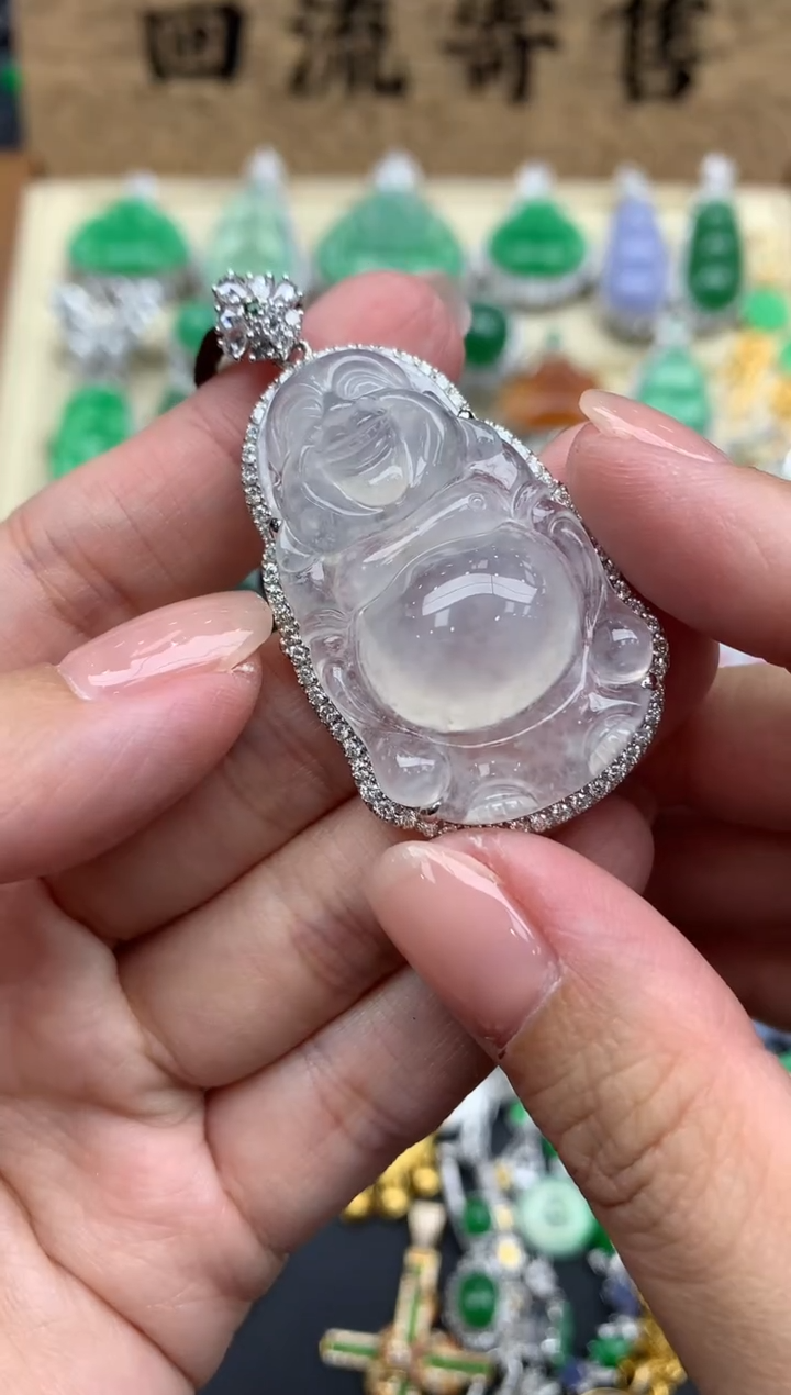 【闪购商品】翡翠颈饰18K金镶嵌358-中国好珍宝