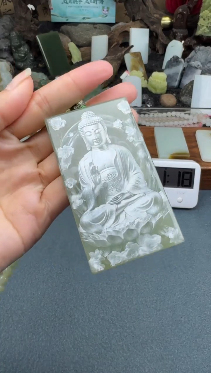 【闪购商品】和田玉颈饰未镶嵌开心