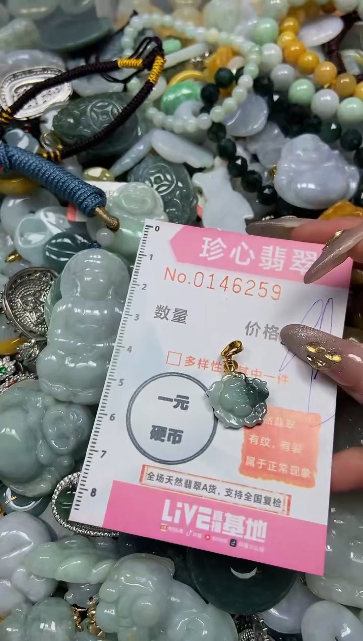 【闪购商品】翡翠颈饰未镶嵌闪购0146259