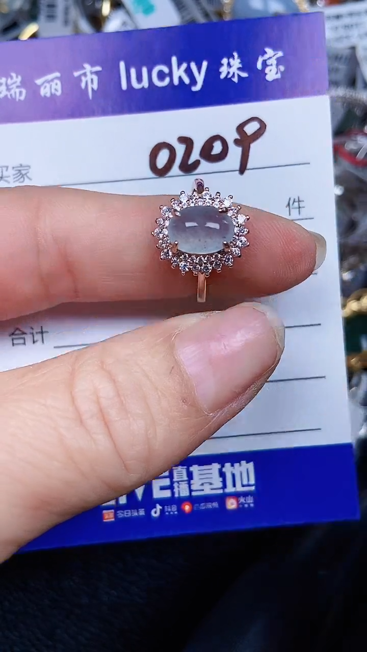 颈饰银S925镶嵌翡翠209