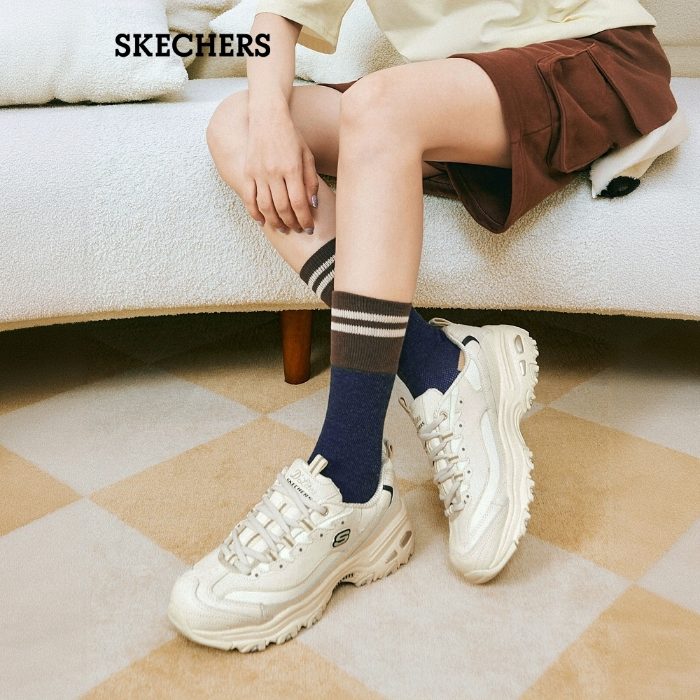 斯凯奇小白熊|熊猫鞋女鞋秋冬厚底增高老爹鞋耐磨时尚休闲运动鞋