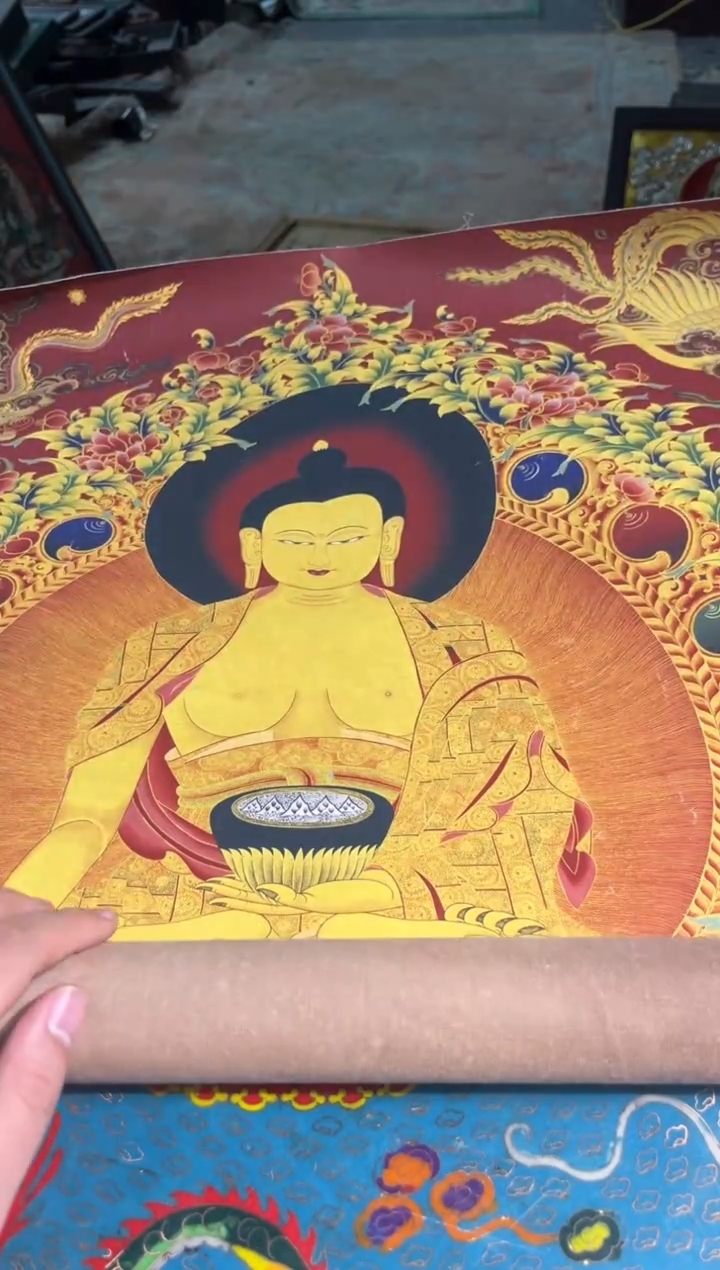 卷轴画东东唐卡tk16