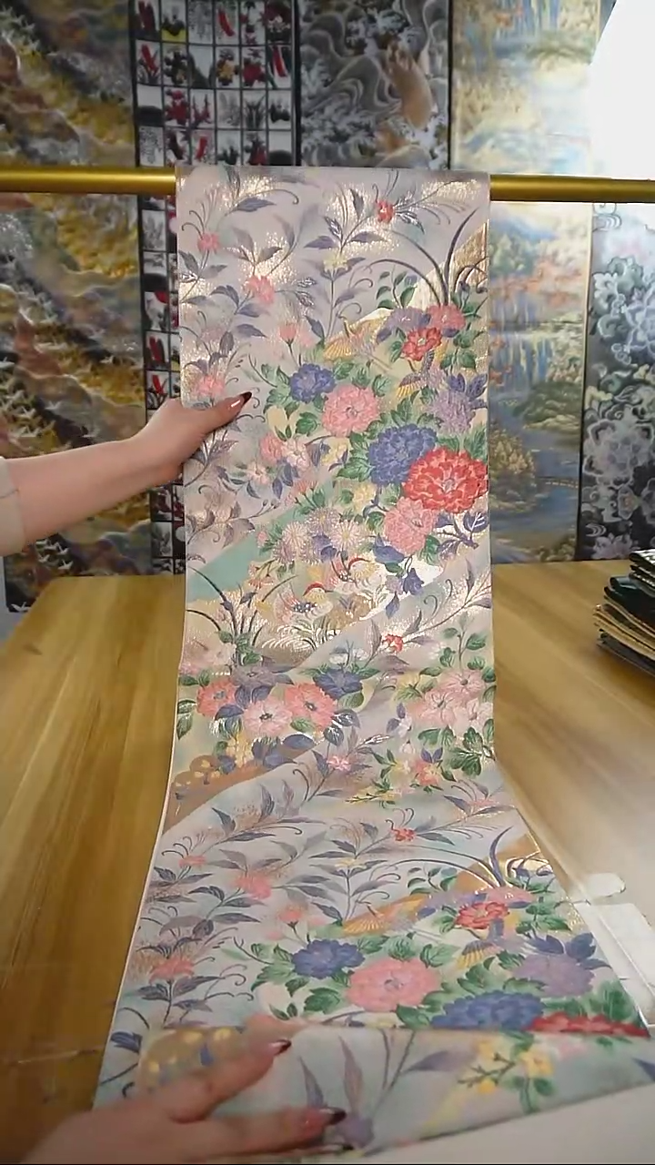 【闪购商品】织绣织锦147六通花鸟