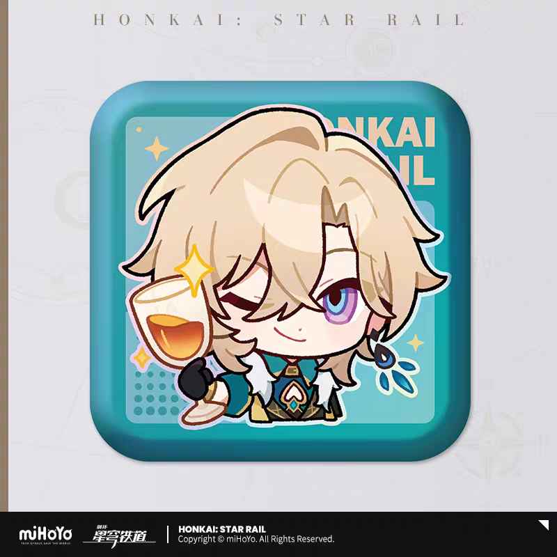 【正版】崩坏星穹铁道周边二次元马口铁徽章吧唧砂金星期日花火翡翠