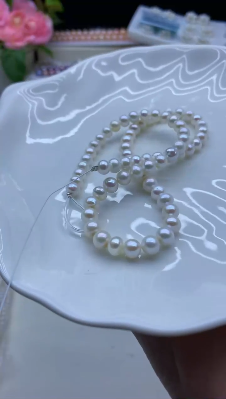 【闪购商品】淡水珍珠颈饰未镶嵌淡水珍珠项链