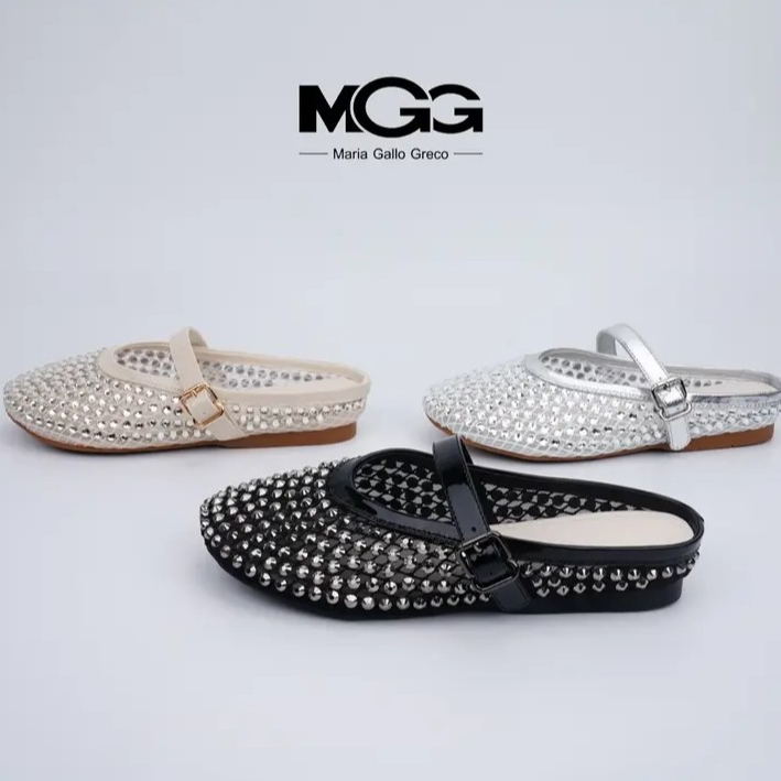 （MGG)舒适时尚百搭夏季透气软底平底休闲网面防滑包头半拖鞋