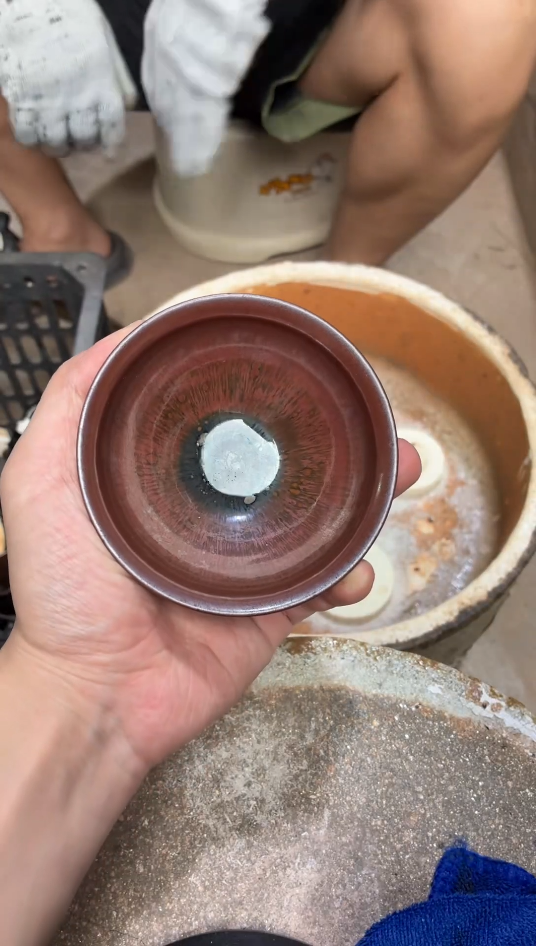 茶盏真柴烧建盏换点柴火