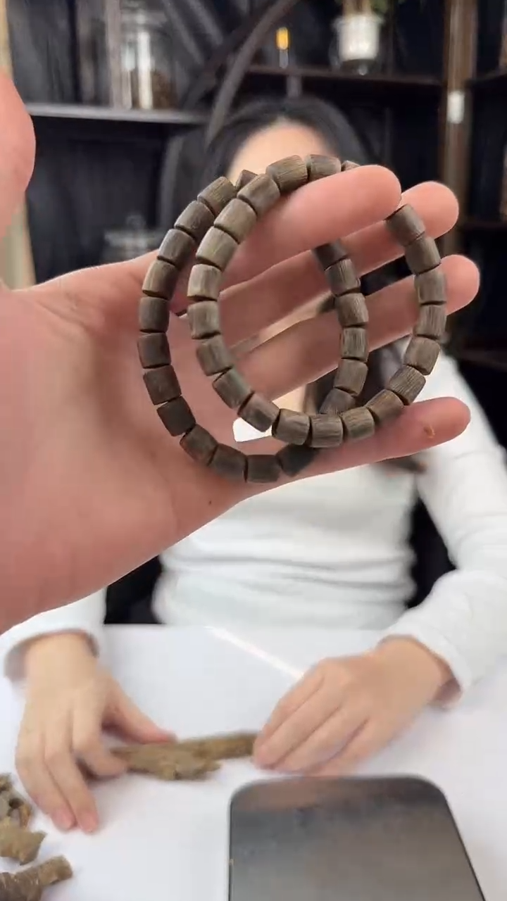 沉香沉香碎屑023奇楠沉香沉水桶珠08-12多样性发其一