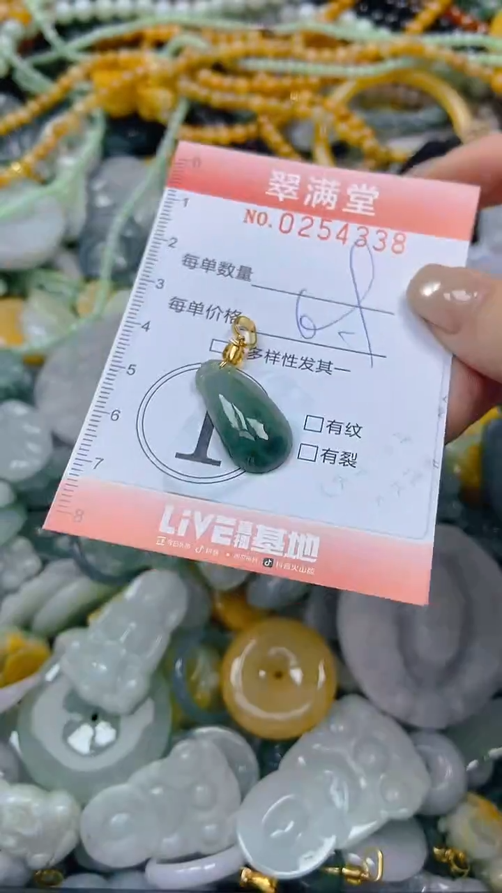 未镶嵌挂件翡翠闪购0254338