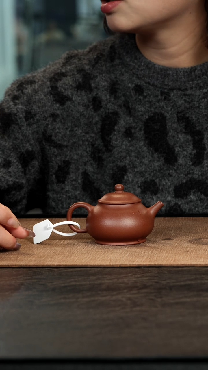 茶壶紫砂矮潘清水泥140cc