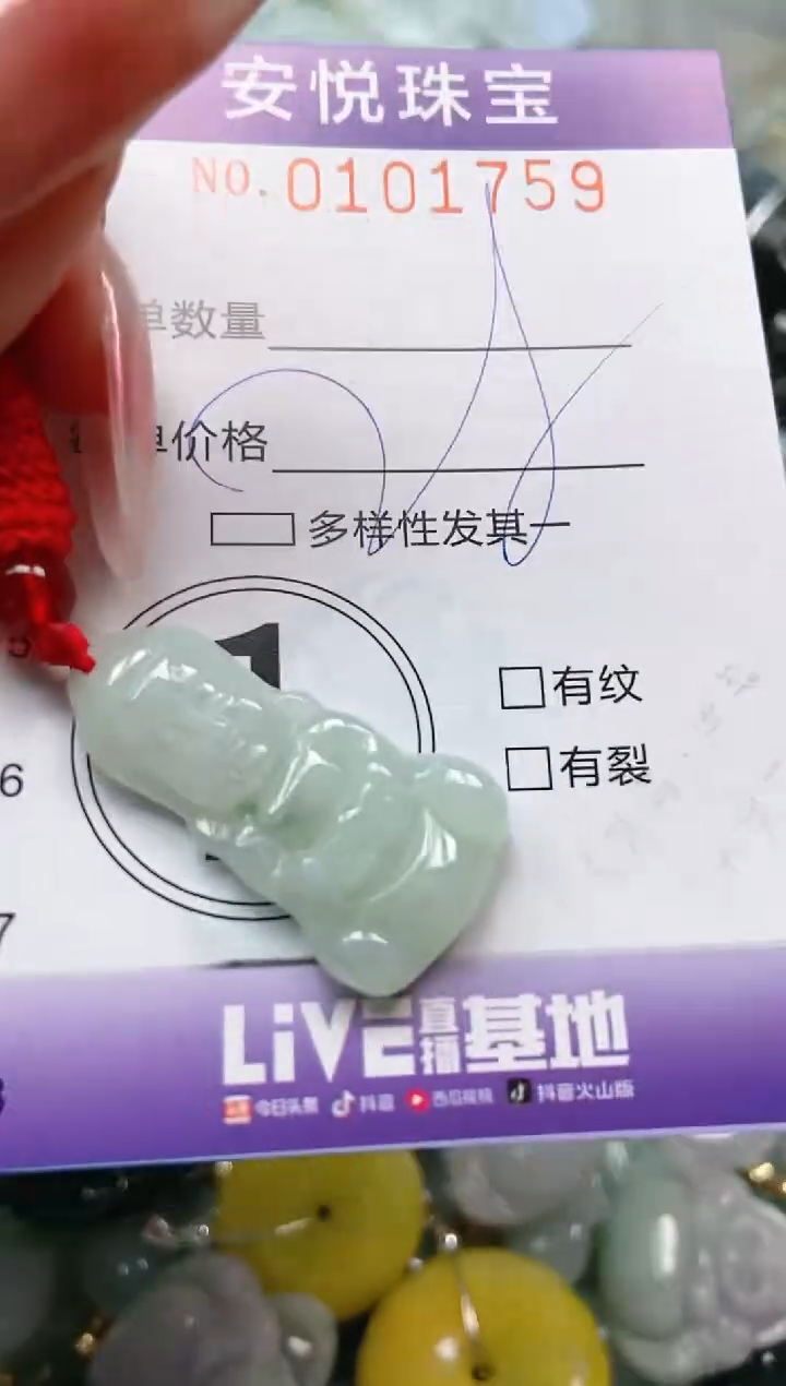 【闪购商品】翡翠颈饰未镶嵌闪购0101759
