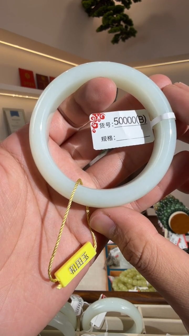 未镶嵌手镯和田玉60.1B