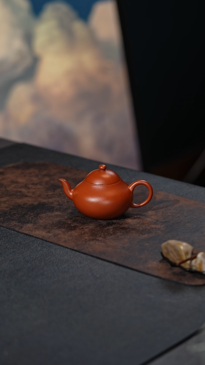 【闪购商品】朱泥茶壶朱泥梨形