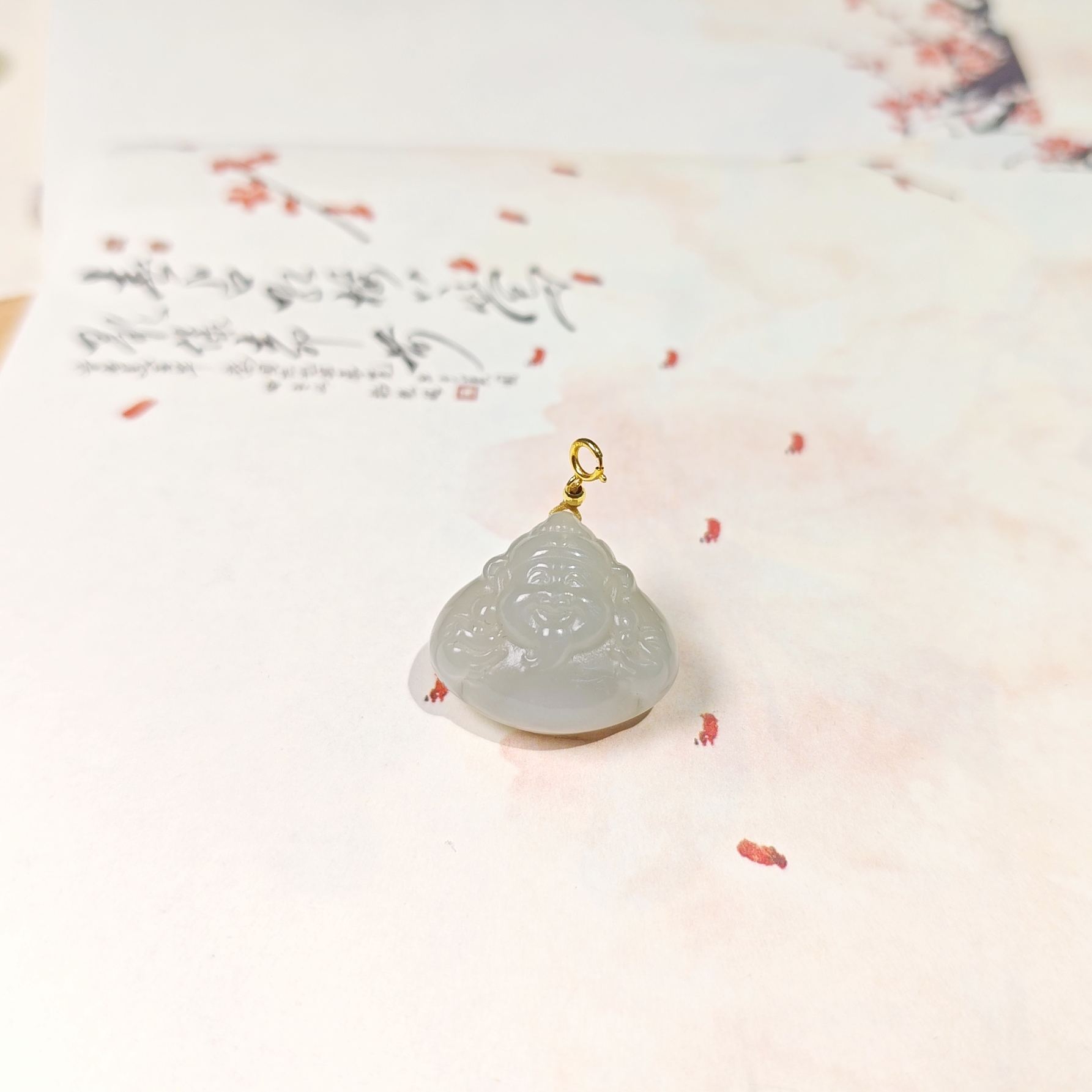 和田玉 财神吊坠 2498 多样性发一件