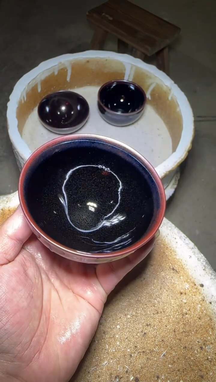 茶盏132号宋钰龙窑柴烧作品