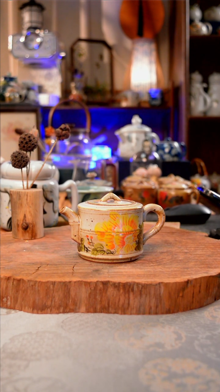 摆件芙蓉花手工手绘手工手绘