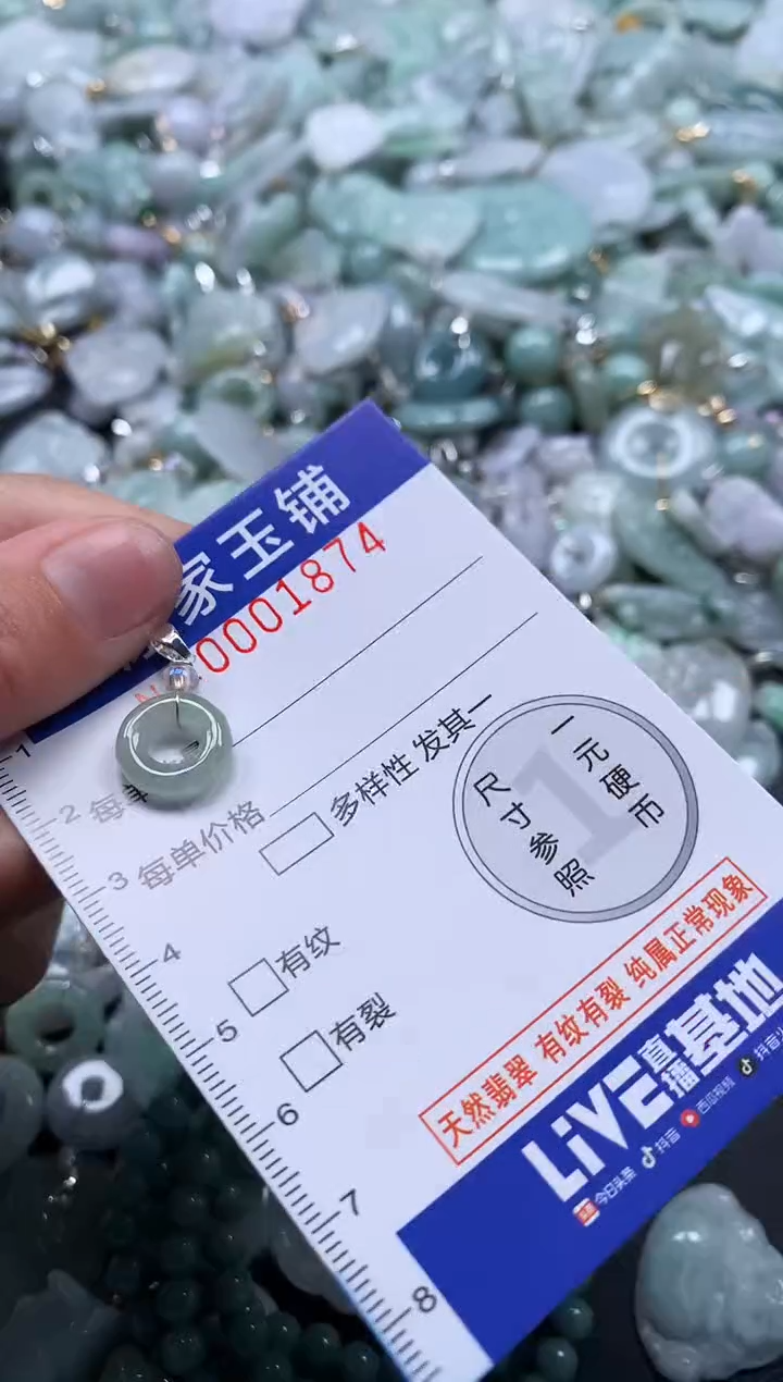 颈饰未镶嵌翡翠1874