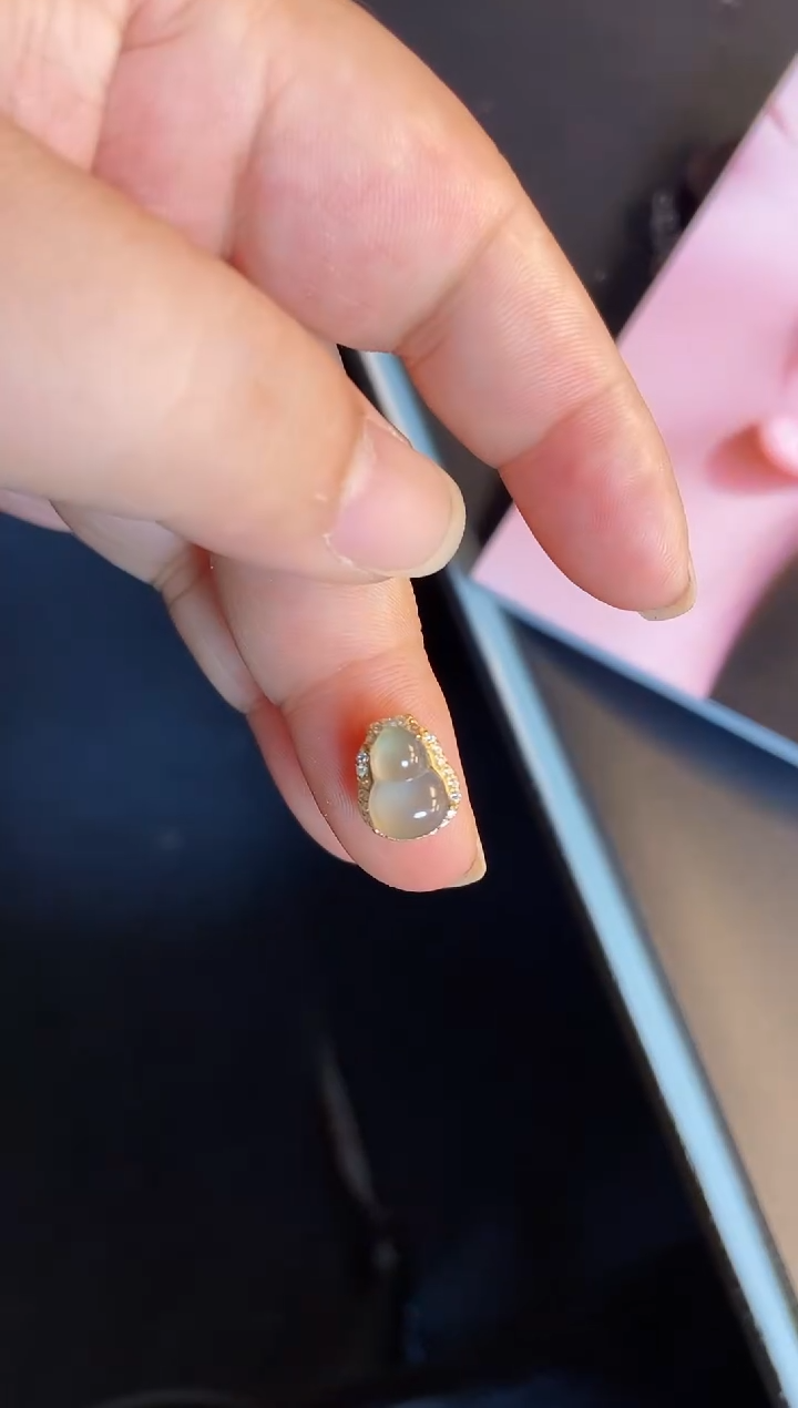 吊坠(不含链)银S925镶嵌翡翠1