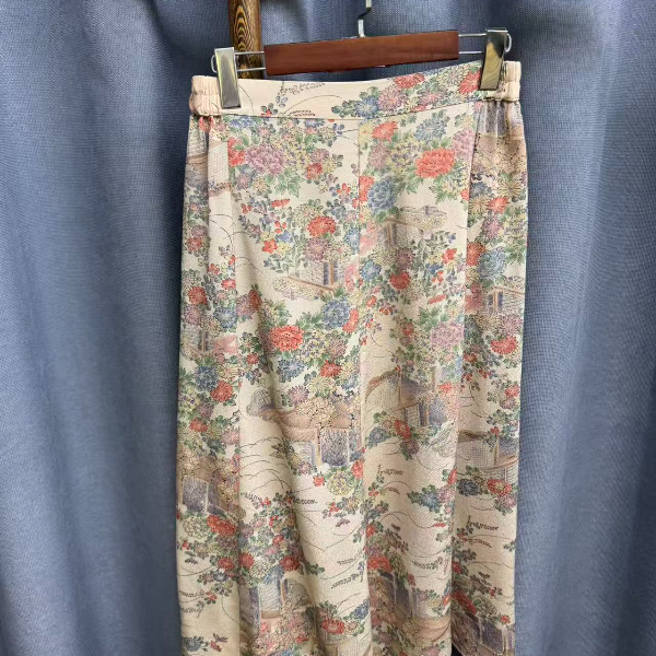 2025秋季新款时尚百搭桑蚕丝半身裙女H029