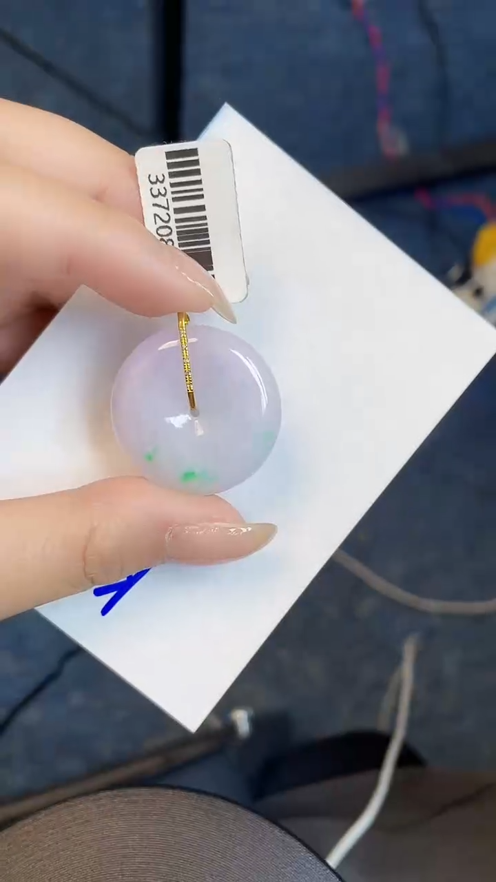 【闪购商品】翡翠颈饰18K金镶嵌00000000