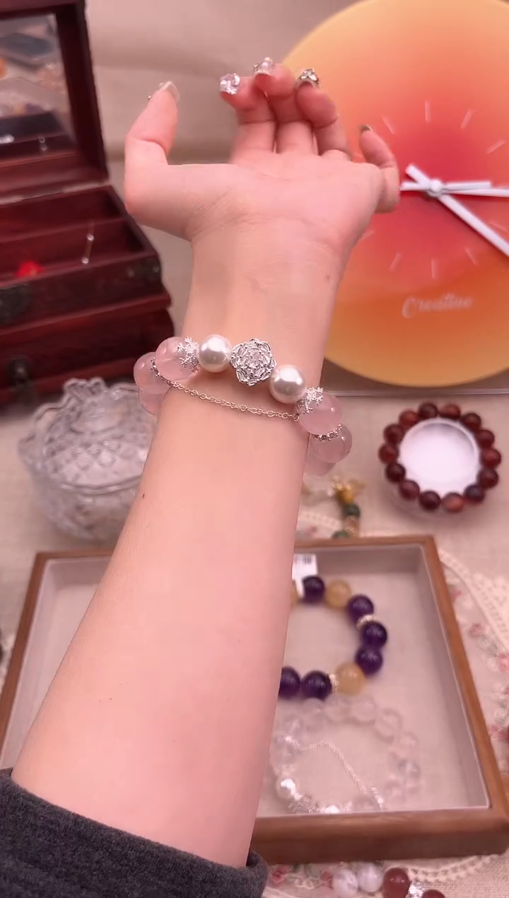 【闪购商品】水晶手链未镶嵌多样性发货发其一颜色微差