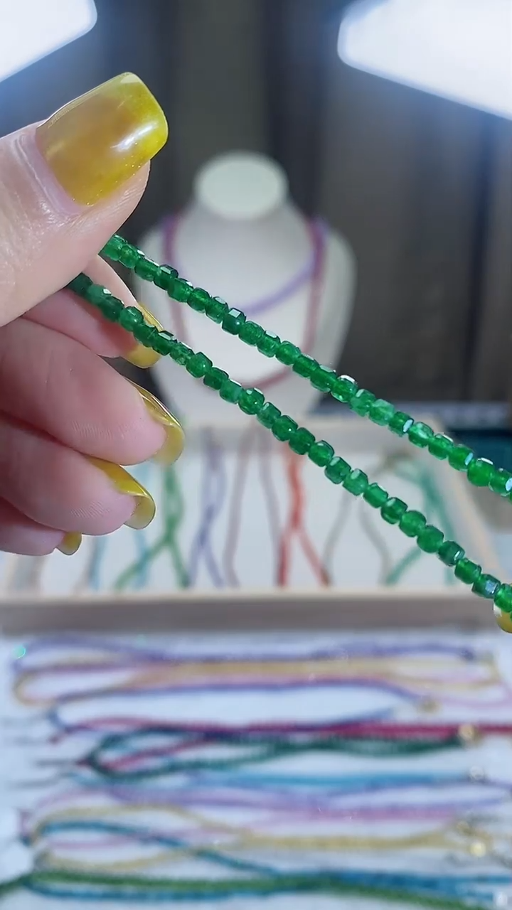 【闪购商品】祖母绿项链14K金镶嵌诗宁甄选珠宝SYZB97